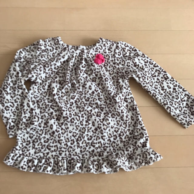 carter's(カーターズ)のカーターズ フリース 花柄 ヒョウ柄セット キッズ/ベビー/マタニティのベビー服(~85cm)(ニット/セーター)の商品写真