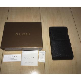 グッチ(Gucci)のnoire様専用 GUCCI ダブルG柄タバコケース 箱付き 中古  値引き可(タバコグッズ)