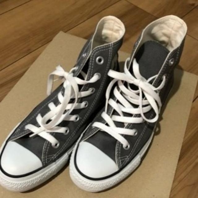 CONVERSE(コンバース)のCONVERSEコンバース　ハイカット　グレー レディースの靴/シューズ(スニーカー)の商品写真