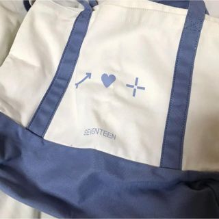 セブンティーン(SEVENTEEN)のセブチ トートバッグ 青(トートバッグ)