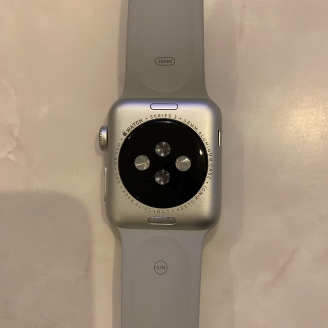 Apple Watch(アップルウォッチ)のApple Watch Series 3 38mm GPSモデル スポーツバンド メンズの時計(腕時計(デジタル))の商品写真