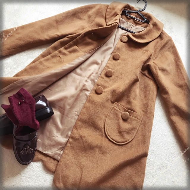 F i.n.t(フィント)のFint 裾スカラップAラインコート レディースのジャケット/アウター(ロングコート)の商品写真