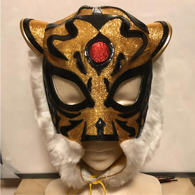 直筆サイン入り初代タイガーマスク矢切 プロレスマスク | フリマアプリ ラクマ