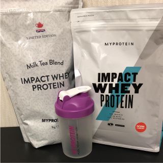 マイプロテイン(MYPROTEIN)のマイプロテイン  ホエイ 1kg×2 シェイカー付き(プロテイン)