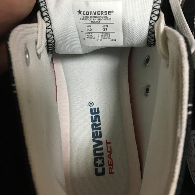 CONVERSE(コンバース)のコンバース  converse  ハイカット ブラック メンズの靴/シューズ(スニーカー)の商品写真