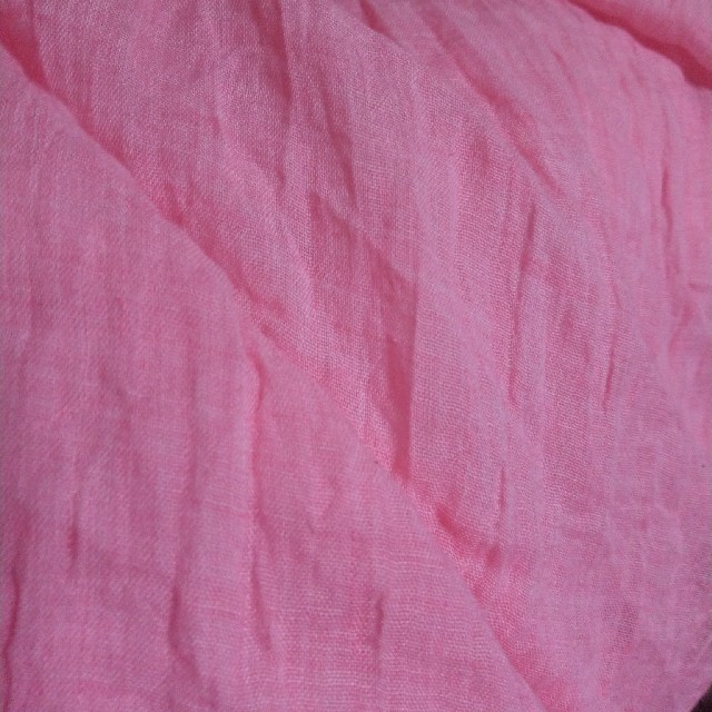 新品タグ付き☆リネン フレアマキシスカート 綿麻 ライトレッド ピンク L レディースのスカート(ロングスカート)の商品写真