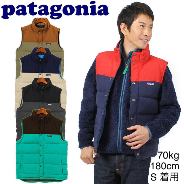 パタゴニア patagonia ダウン ベスト S ネイビー