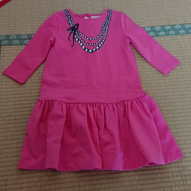 ケイト・スペード ピンク ワンピース 新品未使用 140 キッズ/ベビー/マタニティのキッズ服女の子用(90cm~)(ワンピース)の商品写真