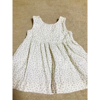 ベビーギャップ(babyGAP)のbaby GAP コーデュロイ レオパードワンピース(ワンピース)