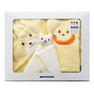 ミキハウス(mikihouse)の新品未開封 ミキハウス バスポンチョセット(おくるみ/ブランケット)