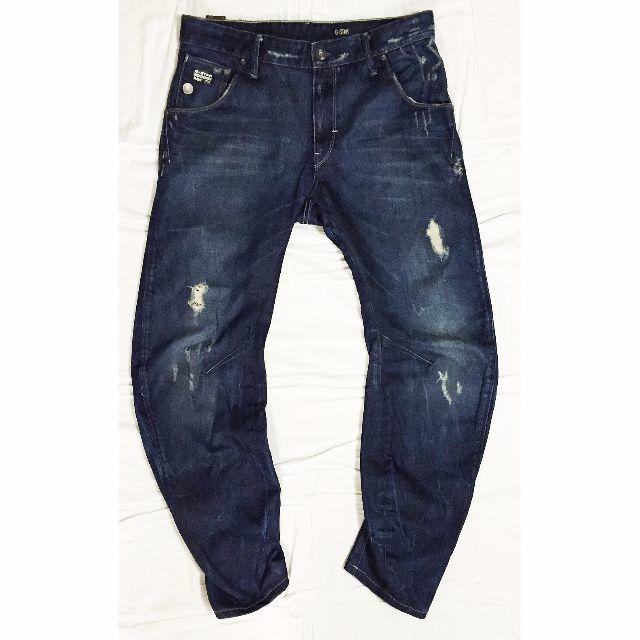 G-STAR RAW - G-starRAWダメージデニムルーズテーパードW34約92cmの通販 by セリカshop｜ジースターならラクマ