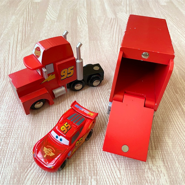 トーマス 木製 レールセット カーズ マック(US品) マックイーン