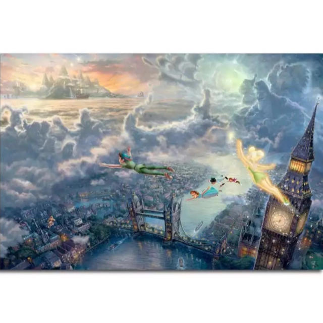 Disney(ディズニー)の【新品未使用】アートポスター ピーターパン 額付き 送料込み エンタメ/ホビーのアニメグッズ(ポスター)の商品写真