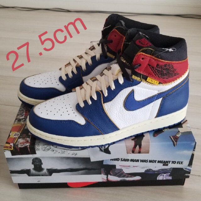 UNION TOKYO AJ1 AIR JORDAN NIKE 青 27.5cm