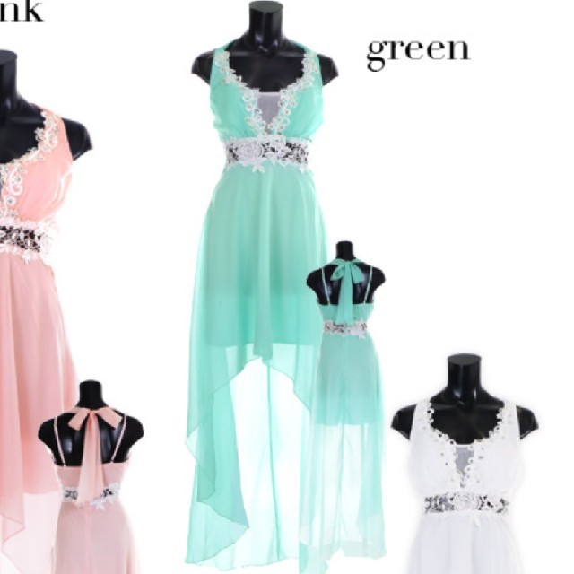 Tikaドレス ミントグリーンXXL レディースのフォーマル/ドレス(その他ドレス)の商品写真