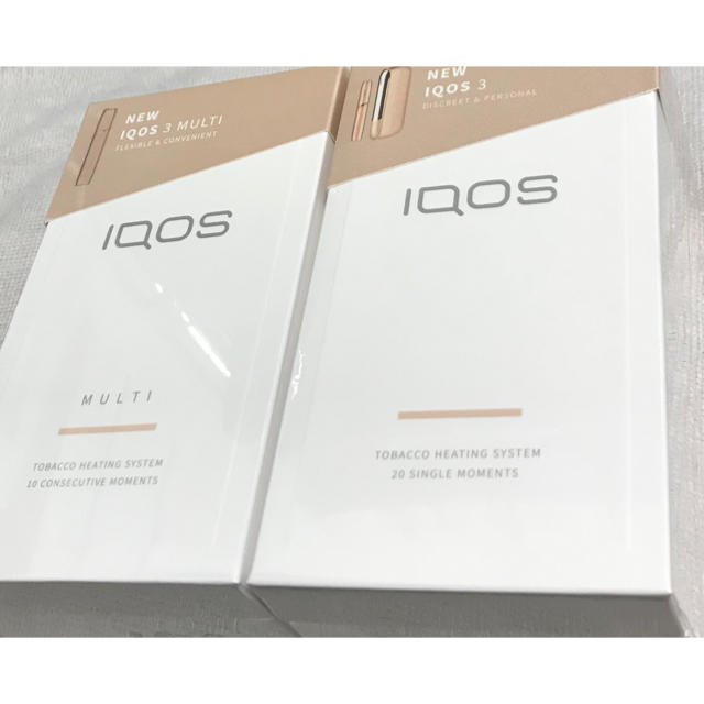 アイコス iQOS3 iQOS3 MULTI マルチ ゴールド本体 2個セット