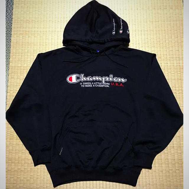 champion  希少90s ‼️ビックロゴ ‼️プルオーバーパーカー‼️