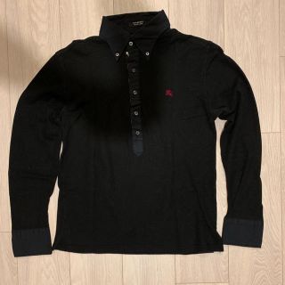 バーバリーブラックレーベル(BURBERRY BLACK LABEL)のバーバリー ポロシャツ 長袖 ブラックレーベル(ポロシャツ)