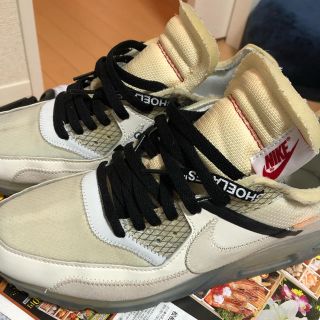 オフホワイト(OFF-WHITE)のoff-white nike エアマックス90 the ten スニーカー(スニーカー)