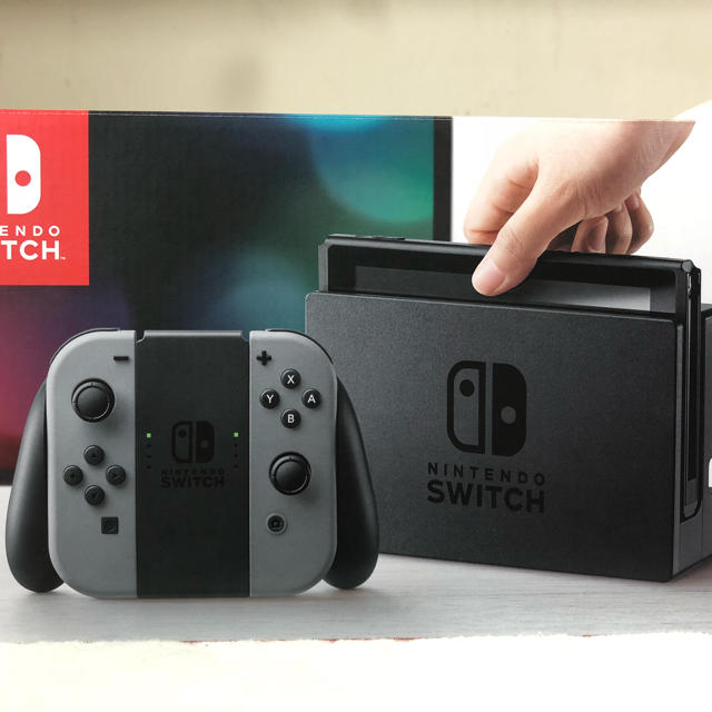 Nintendo Switch - 任天堂 switch グレー (中古)の通販 by Raven's shop｜ニンテンドースイッチならラクマ