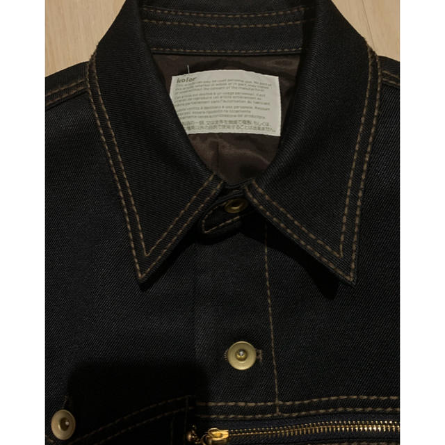kolor(カラー)のkolor ゴールドzip ブルゾン メンズのジャケット/アウター(ブルゾン)の商品写真