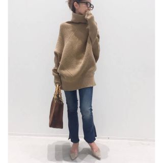 アパルトモンドゥーズィエムクラス(L'Appartement DEUXIEME CLASSE)のタートルネック Asymmetry Knit(ニット/セーター)