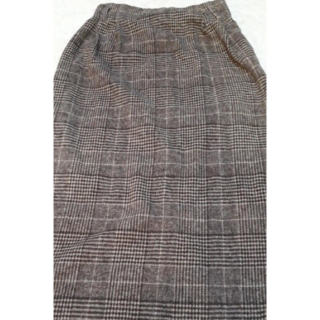 チェックタイトスカート レディースのスカート(ロングスカート)の商品写真