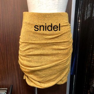 スナイデル(SNIDEL)の美品✨snidel❤️ドレープ タイトスカート(ミニスカート)