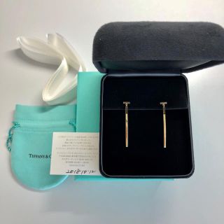 ティファニー(Tiffany & Co.)の値下★TIFFANY ティファニー T ワイヤー バー ピアス YG(ピアス)