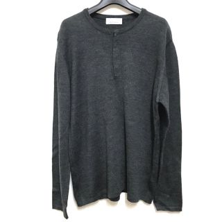 ロベルトコリーナ(ROBERTO COLLINA)の定4万 ロベルトコリーナ ubettawear別注ウールニットMグレー(ニット/セーター)