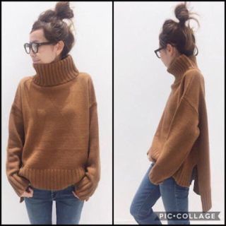 アパルトモンドゥーズィエムクラス(L'Appartement DEUXIEME CLASSE)のBack Long タートルネック Knit★(ニット/セーター)