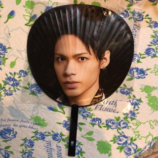 カトゥーン(KAT-TUN)の上田竜也 うちわ カウコン2013(アイドルグッズ)