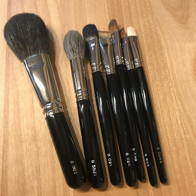 値下げ❣️ 白鳳堂　HAKUHODO メイクブラシ　ミニセット　ケース付き