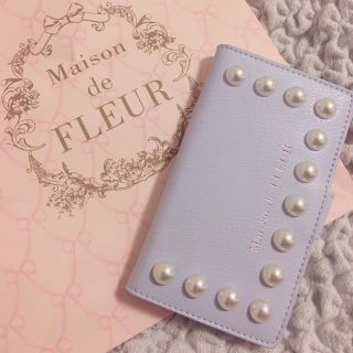 メゾンドフルール(Maison de FLEUR)のパール付き♡iPhone7・8ケース(iPhoneケース)