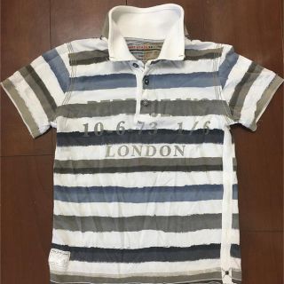 ペペジーンズ(Pepe Jeans)のPEPE JEANS LONDON 半袖ボーダーPOLOシャツ(Tシャツ/カットソー)