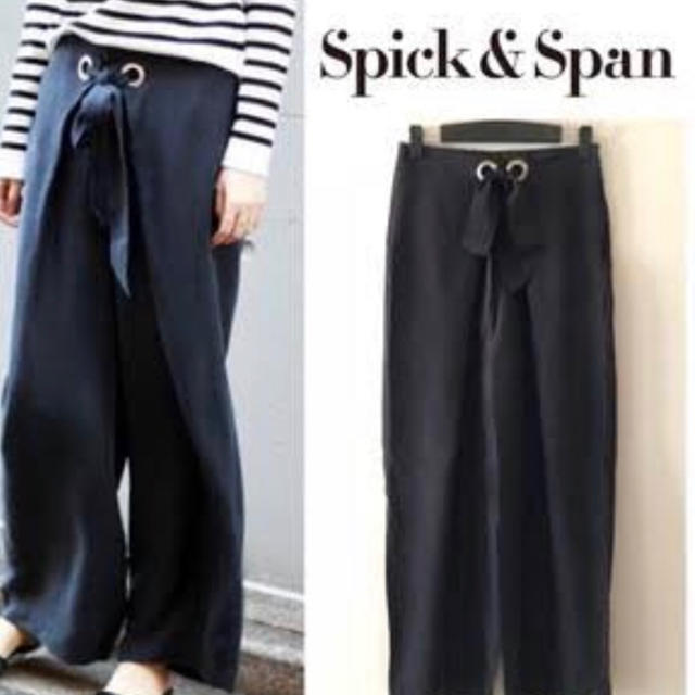 Spick & Span(スピックアンドスパン)の⭐️美品⭐️Spick&span／スピックアンドスパン ワイドパンツ レディースのパンツ(カジュアルパンツ)の商品写真