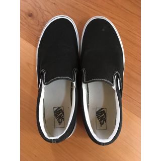 ヴァンズ(VANS)のVANS スリッポン 黒 27.5(スリッポン/モカシン)