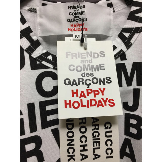 COMME des GARCONS(コムデギャルソン)のコムデギャルソン クリスマス コラボレーション ロゴTシャツ M ギャルソン メンズのトップス(Tシャツ/カットソー(半袖/袖なし))の商品写真