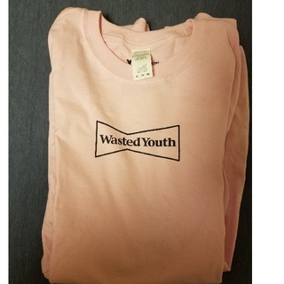 wasted youth XL pink  ロンT(Tシャツ/カットソー(七分/長袖))