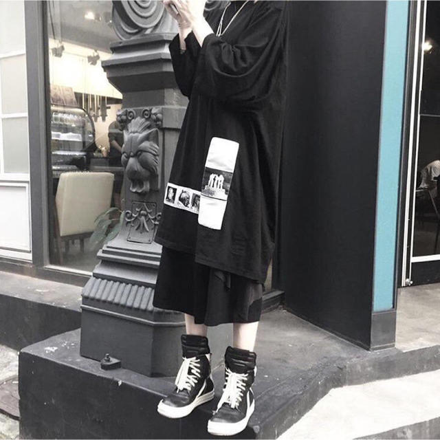 DRKSHDW - ビッグ パッチTシャツ drkshdw by rick owens の通販 by ...