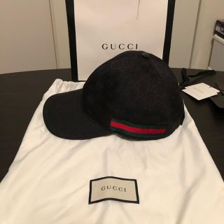 グッチ(Gucci)のGUCCI ベースボールキャップ L 美品(キャップ)