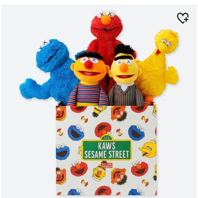 SESAME STREET(セサミストリート)のKAWS UNIQLO SESAME STREET コンプリートボックス エンタメ/ホビーのおもちゃ/ぬいぐるみ(ぬいぐるみ)の商品写真