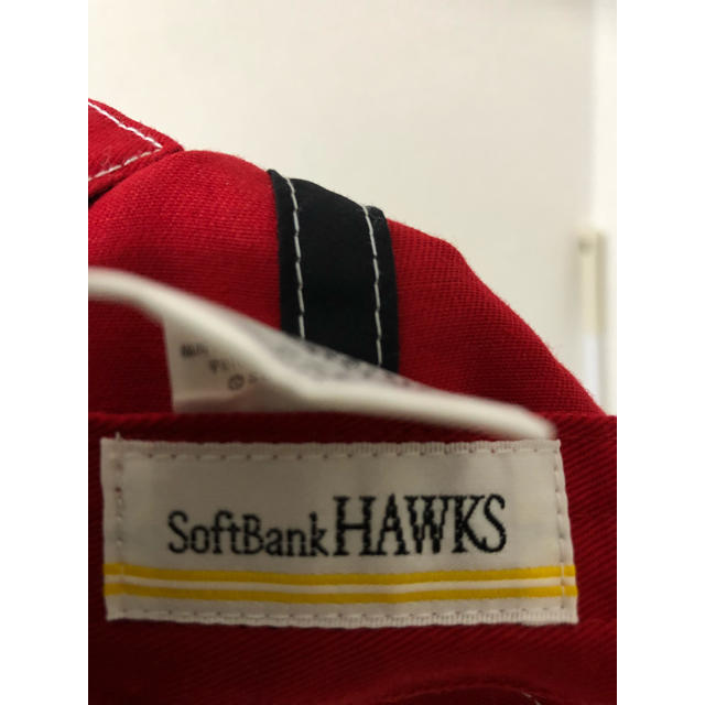 Softbank(ソフトバンク)のSoftbank Hawks ホークス キャップ 新品 スポーツ/アウトドアの野球(応援グッズ)の商品写真