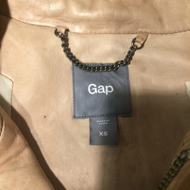 GAP(ギャップ)のGAP レザージャケット 新品未使用 メンズのジャケット/アウター(レザージャケット)の商品写真