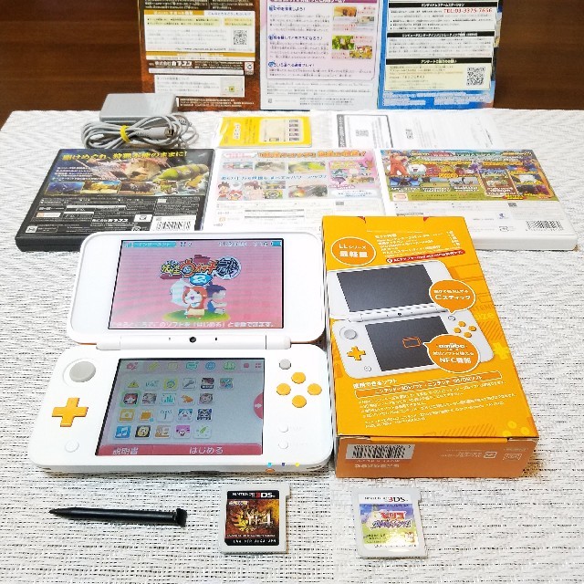 ニンテンドー2DS - ❤美品・送料無料❤2DSLL&妖怪2元祖&モンハン4&