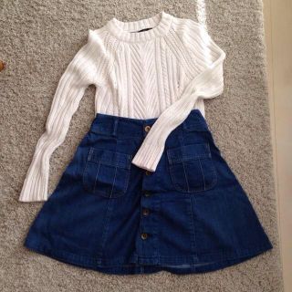 ザラ(ZARA)のZARA 白 ニット(ニット/セーター)