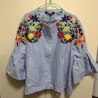 ザラ(ZARA)の正規新品タグ付きZARA刺繍入りジャケット(その他)