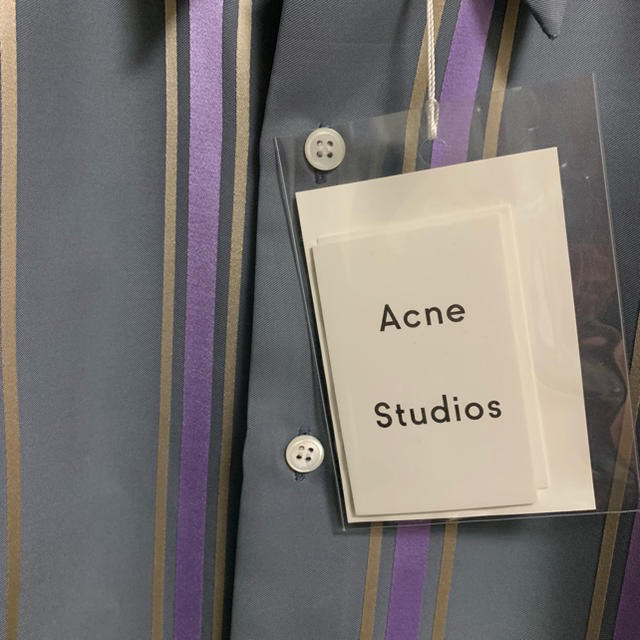 ACNE(アクネ)のacne studious ストライプシャツ 17aw 46 メンズのトップス(シャツ)の商品写真