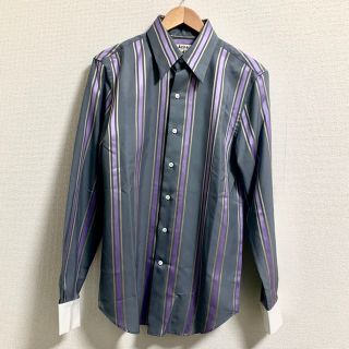 アクネ(ACNE)のacne studious ストライプシャツ 17aw 46(シャツ)