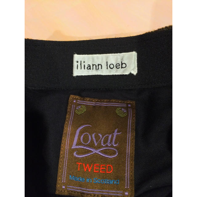 iliann loeb(イリアンローヴ)のiliann loeb LOVAT ツイード　プリーツスカート　スコットランド製 レディースのスカート(ひざ丈スカート)の商品写真